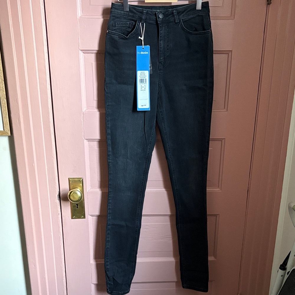 Long Tall Sally High Rise Jeans - Dark Gray